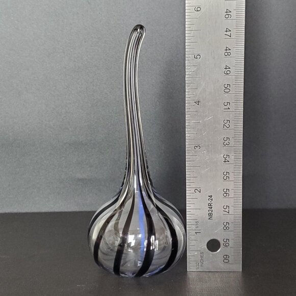 Hand Blown Art Glass Garlic Bulb Shaped Object Signed KBW - Picture 6 of 7